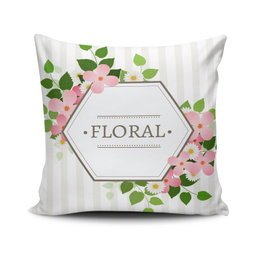 Aberto Design NKLF-353 Funda de Cojín Multicolor 43 x 43 cm